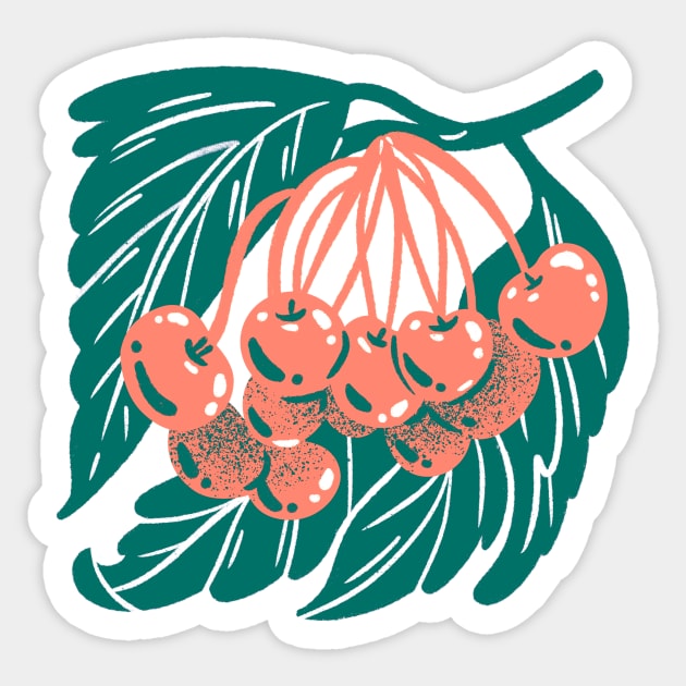 Cherries Sticker by JordanKay